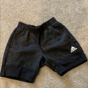 Cotton black adidas shorts